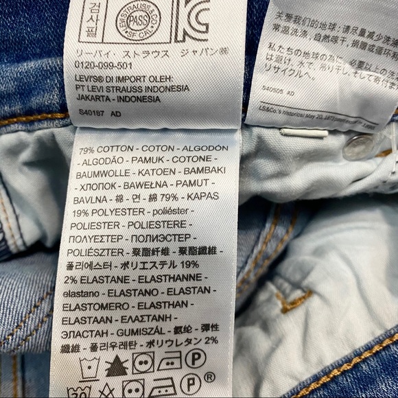 NEW Levi’s Classic Bootcut Jeans Light Wash - Picture 5 of 5